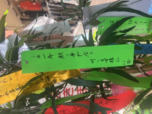 IO(ｲｵ) この前の短冊🎋